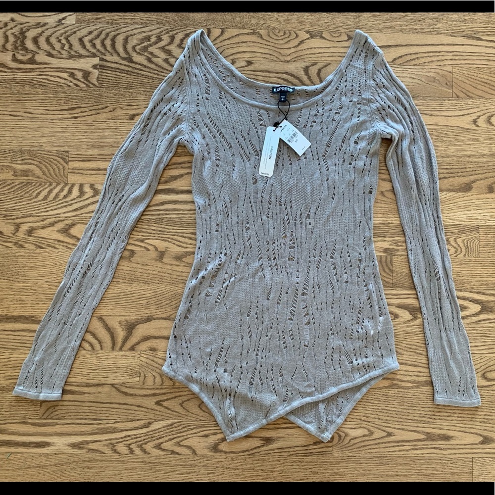 Express Knit Long Sleeve Top